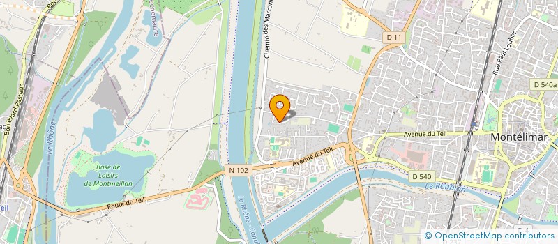 localisation de l'entreprise ESPUMA  MONTELIMAR