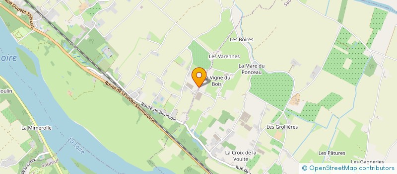 localisation de l'entreprise ESQAL à GENNES-VAL-DE-LOIRE