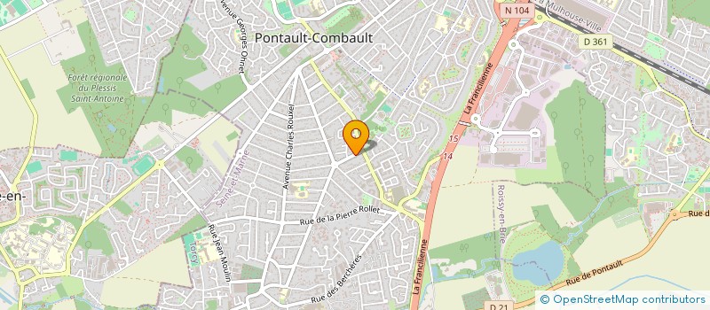 localisation de l'entreprise ESQPAMAR CONSULTING à PONTAULT-COMBAULT