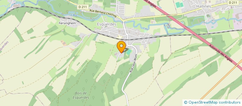 localisation de l'entreprise ESQUERDES ELEC  ESQUERDES