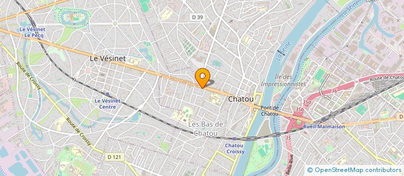 localisation de l'entreprise ESQUERMOISE DISTRIBUTION  CHATOU