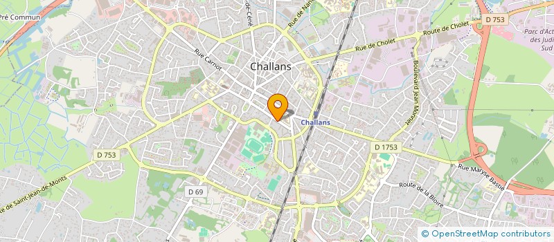 localisation de l'entreprise ESQUI'S AGENCEMENT à CHALLANS