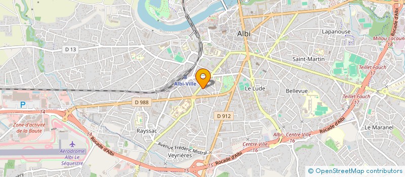 localisation de l'entreprise ESQUILAT ALBI - 101 à ALBI