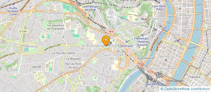 localisation de l'entreprise ESQUILIBRE à LYON