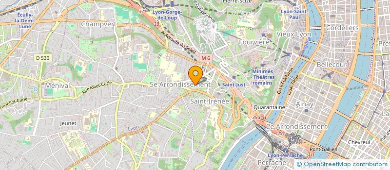 localisation de l'entreprise ESQUILIBRE CONSEIL à LYON