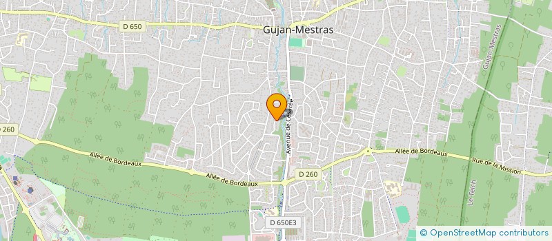 localisation de l'entreprise ESQUIREY PARTNERS  GUJAN-MESTRAS