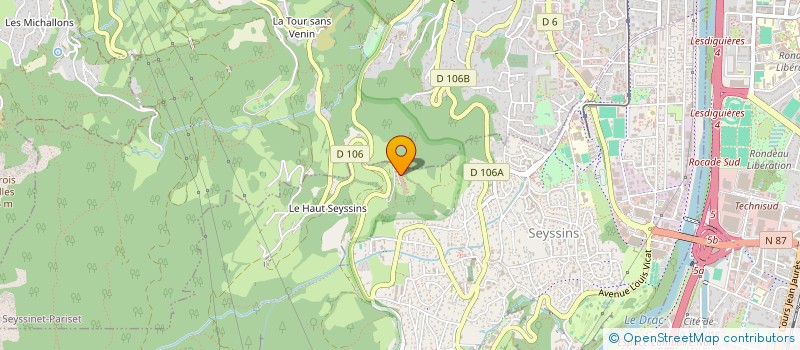 localisation de l'entreprise ESQUIROL DAUPHINE à SEYSSINS
