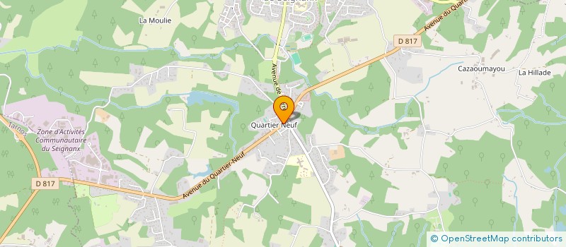 localisation de l'entreprise ESQUIROT  SAINT-MARTIN-DE-SEIGNANX