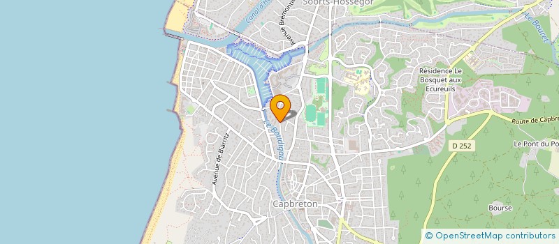 localisation de l'entreprise ESQUIROU à CAPBRETON