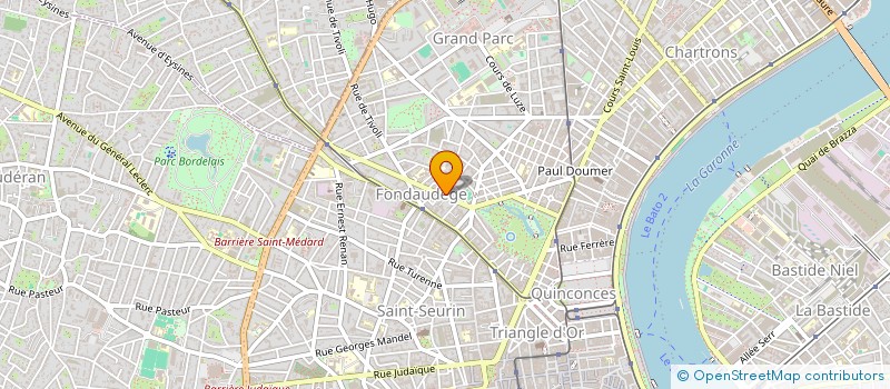 localisation de l'entreprise ESQUIRU  BORDEAUX