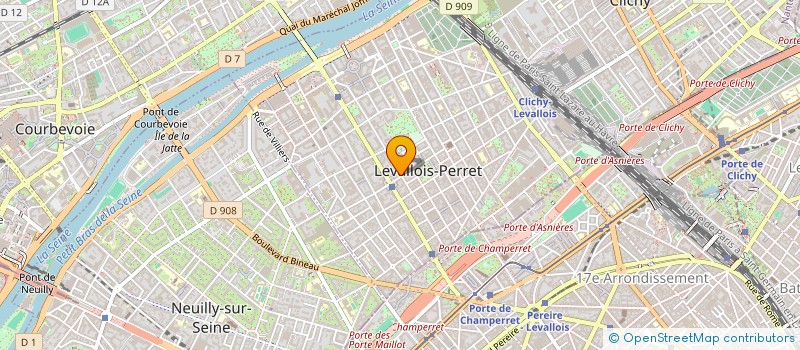 localisation de l'entreprise ESQUISITO à LEVALLOIS-PERRET