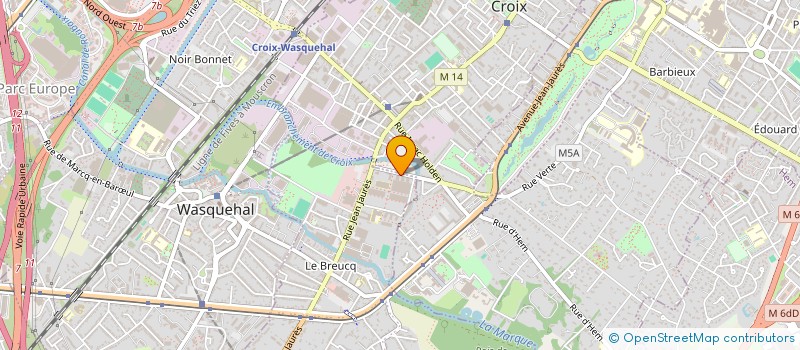 localisation de l'entreprise ESQUISS ZD à VILLENEUVE D'ASCQ