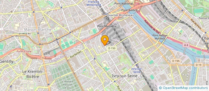 localisation de l'entreprise ESQUISSE 3D à IVRY-SUR-SEINE