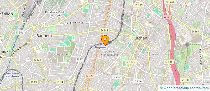 localisation de l'entreprise ESQUISSE à CACHAN