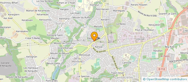 localisation de l'entreprise ESQUISSE à BREST