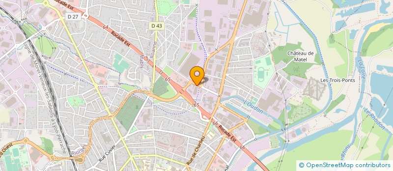 localisation de l'entreprise ESQUISSE à ROANNE