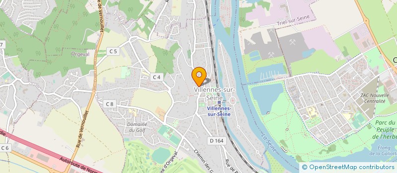 localisation de l'entreprise ESQUISSE & BOIS  VILLENNES-SUR-SEINE