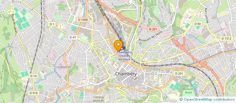 localisation de l'entreprise ESQUISSE COIFFURE  CHAMBERY