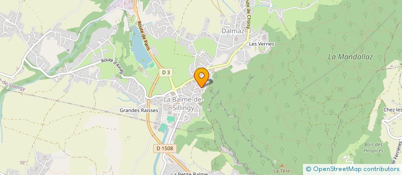 localisation de l'entreprise ESQUISSE CUISINES à EPAGNY METZ-TESSY