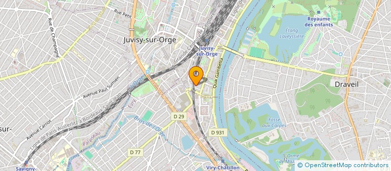 localisation de l'entreprise ESQUISSE LINGERIE à JUVISY-SUR-ORGE