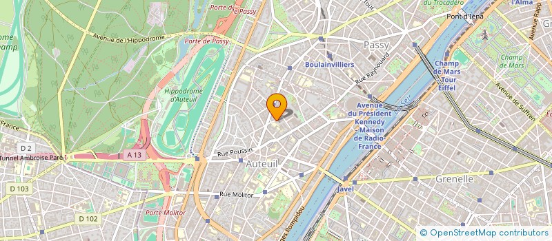 localisation de l'entreprise ESR BEAUTE à SURESNES