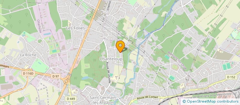 localisation de l'entreprise ESR CLEARNING SERVICE à SAINT-GERMAIN-LES-ARPAJON