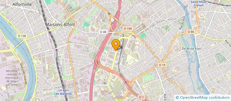 localisation de l'entreprise ESR CONSEIL à CRETEIL