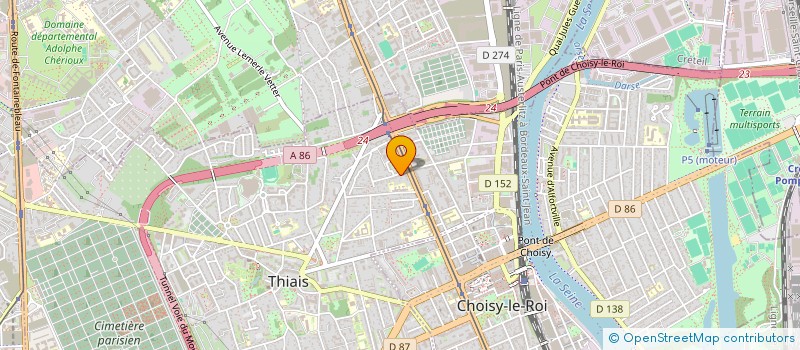 localisation de l'entreprise ESR ETUDES SERVICES REALISATIONS à THIAIS