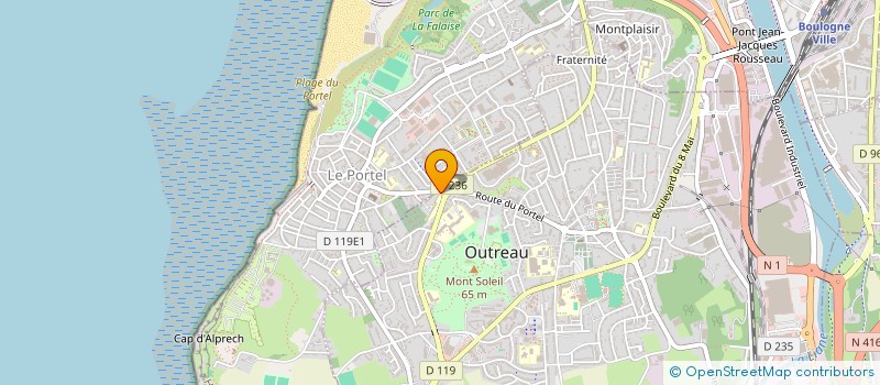 localisation de l'entreprise ESR HOLLAND  OUTREAU