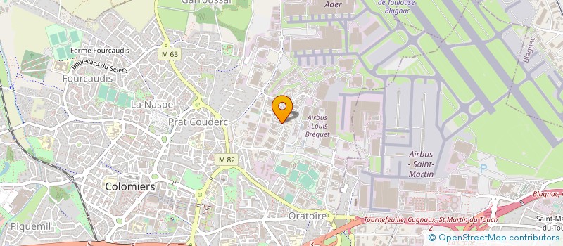 localisation de l'entreprise ESR SFAAT à COLOMIERS