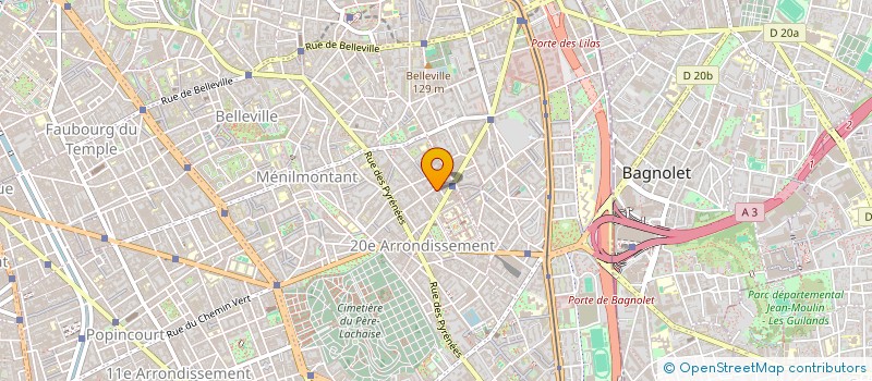 localisation de l'entreprise ESRA à PARIS