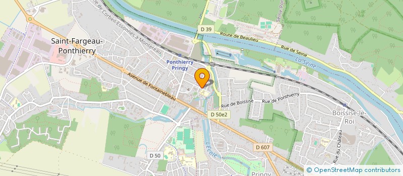 localisation de l'entreprise ESRA BAT à SAINT-FARGEAU-PONTHIERRY