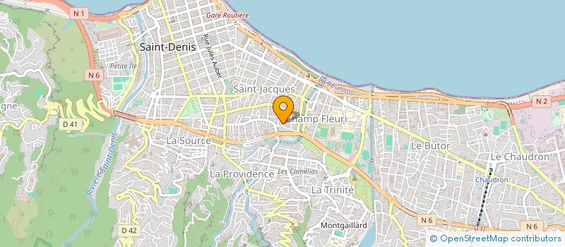 localisation de l'entreprise ESREL à SAINT-DENIS