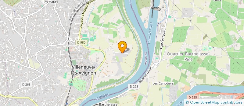 localisation de l'entreprise ESREL  VILLENEUVE-LES-AVIGNON