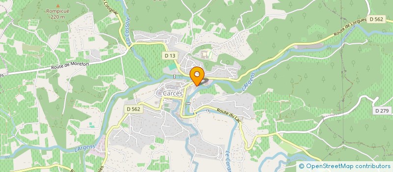 localisation de l'entreprise ESRESADA  CARCES