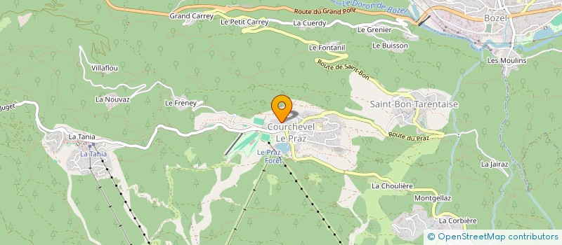 localisation de l'entreprise ESRF à COURCHEVEL