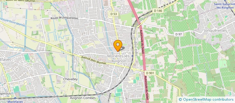 localisation de l'entreprise ESRIBA  MORIERES-LES-AVIGNON