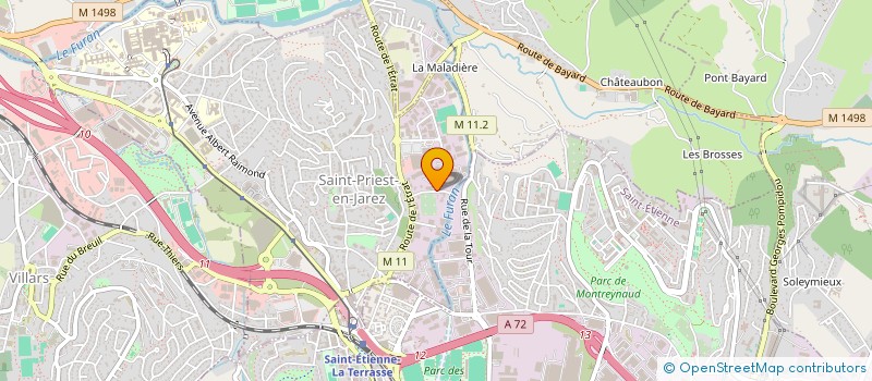 localisation de l'entreprise ESS  SAINT-PRIEST-EN-JAREZ