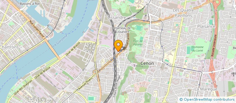 localisation de l'entreprise ESS CARDIO NA à CENON