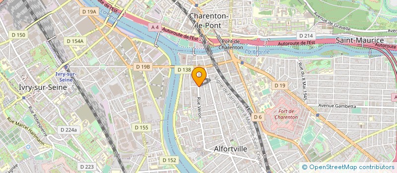 localisation de l'entreprise ESS CLUB à ALFORTVILLE