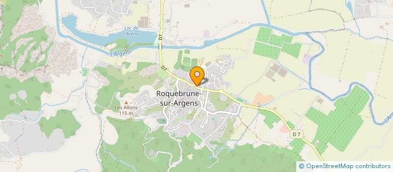 localisation de l'entreprise ESS CONSEIL EN SECURITE à ROQUEBRUNE-SUR-ARGENS