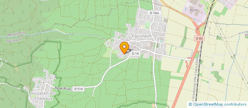 localisation de l'entreprise ESS PSY 68  HERRLISHEIM-PRES-COLMAR