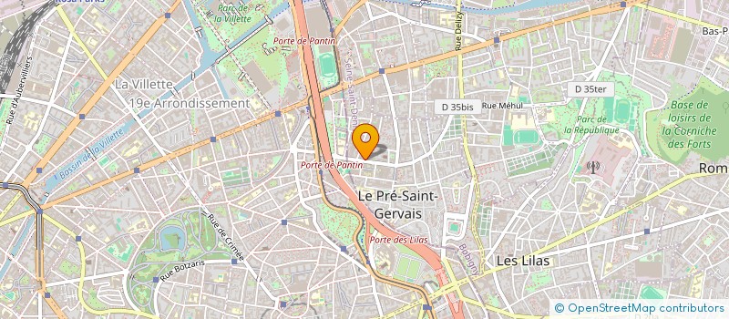 localisation de l'entreprise ESSA à LE PRE-SAINT-GERVAIS