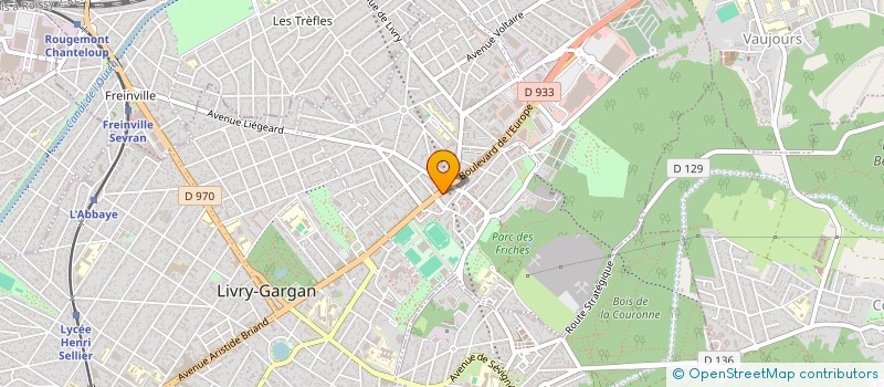 localisation de l'entreprise ESSA à LIVRY-GARGAN