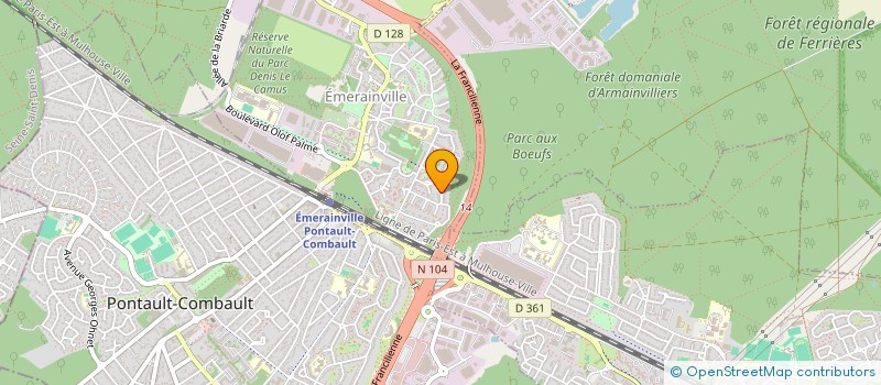 localisation de l'entreprise ESSA FORMATIONS  EMERAINVILLE