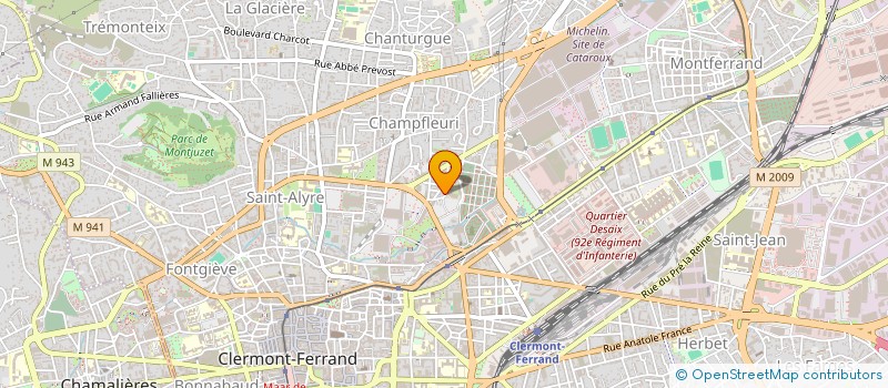 localisation de l'entreprise ESSA HOLDING  CLERMONT-FERRAND