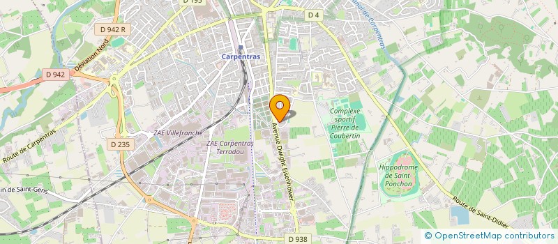 localisation de l'entreprise ESSA LOGISTIC à CARPENTRAS