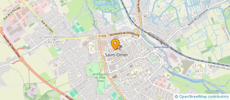 localisation de l'entreprise ESSAC  SAINT-OMER