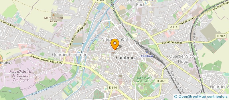 localisation de l'entreprise ESSAFI à CAMBRAI