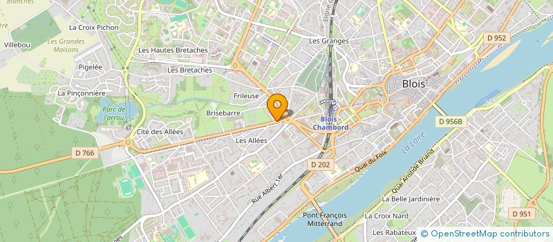 localisation de l'entreprise ESSAIENCORPS  BLOIS